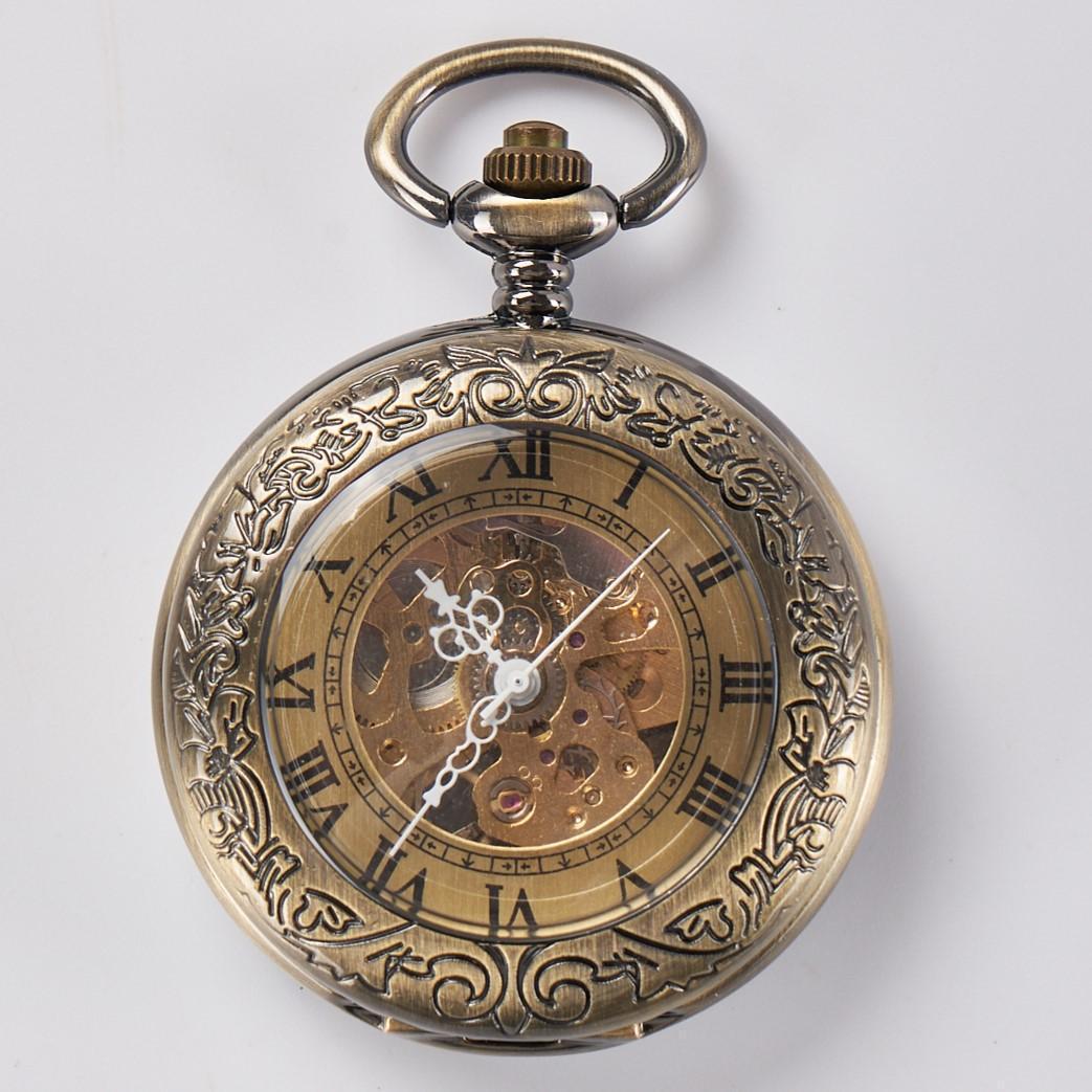 Mechanical Pocket Watch Openwork Vintage