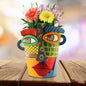 Outdoor Courtyard Crafts Funny Flowerpot Decoration
