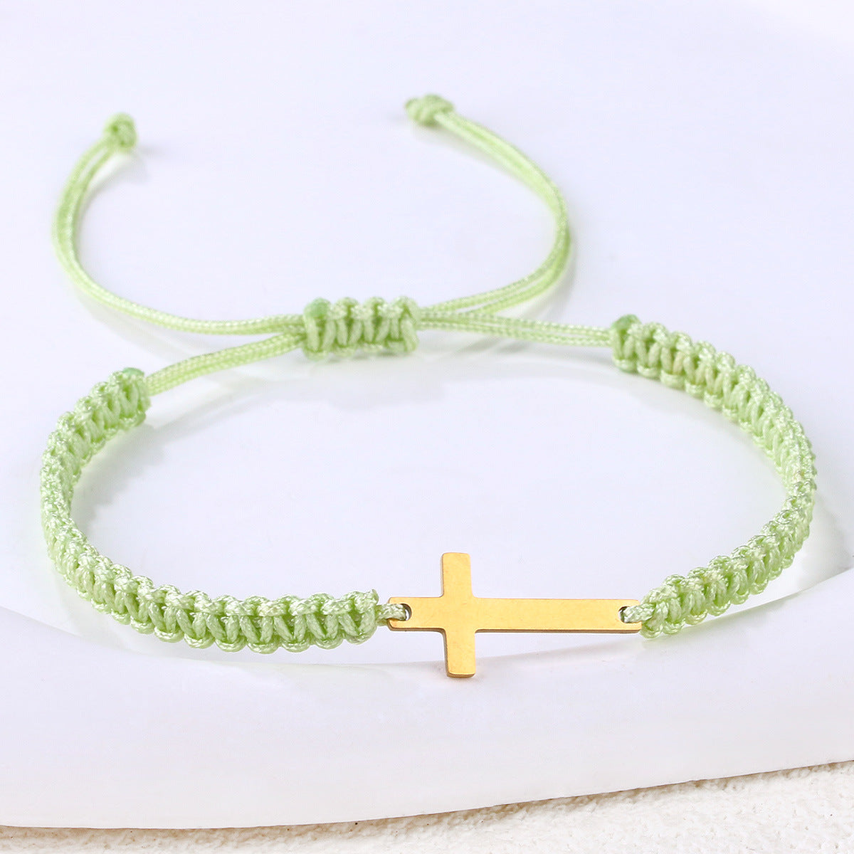 Handmade Bracelet Women's European And American Colorful Stainless Steel