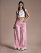 Female Loose Fit Straight Loose Wide Leg Jeans