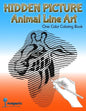 Hidden Picture Animal Line Art: One Color Coloring Book - Paperback