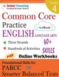 Common Core Practice - 4th Grade English Language Arts: Workbooks to Prepare for the Parcc or Smarter Balanced Test - Paperback