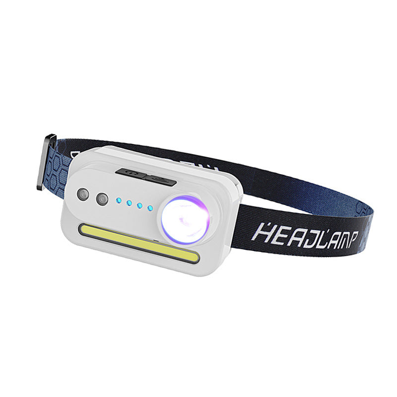 Camera Strong Light Sensor Headlight LED Rechargeable