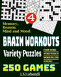BRAIN WORKOUTS Variety Puzzles 4 - Paperback