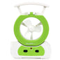 Desk Cooling Fan with 180 Degree Adjustable LED Lamp