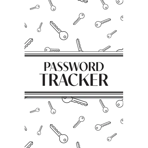 Password Tracker (White Keys): 6"x9" Alphabetical Password Logbook for Easy Organization - Paperback