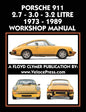 Porsche 911 2.7 - 3.0 - 3.2 Litre 1973-1989 Workshop Manual - Paperback