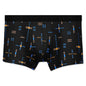 Breathable Printed Summer Thin Plus Size Men's Cotton Antibacterial Boxers Shorts