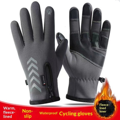 Mens Thermal Cycling Gloves Compatible With Touchscreens