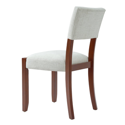 4-Piece Dining Set, 1 Marble-Look Table with 2 Upholstered Chairs and 1 Bench