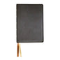 NASB Large Print Wide Margin - Brown Cowhide - Leather