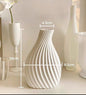 Simple Modern Black And White Geometric Ceramic Vase Ornaments