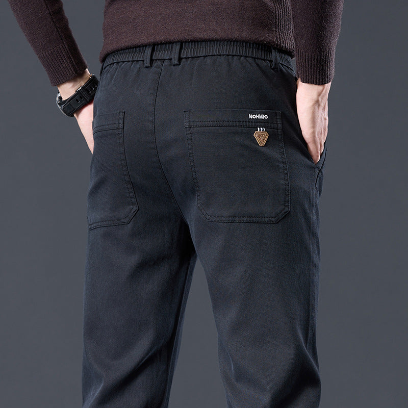 Spring And Autumn Loose-fitting Straight-leg Slim-fit Casual Trousers