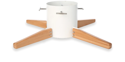 Timber Christmas Tree Stand - Large - White