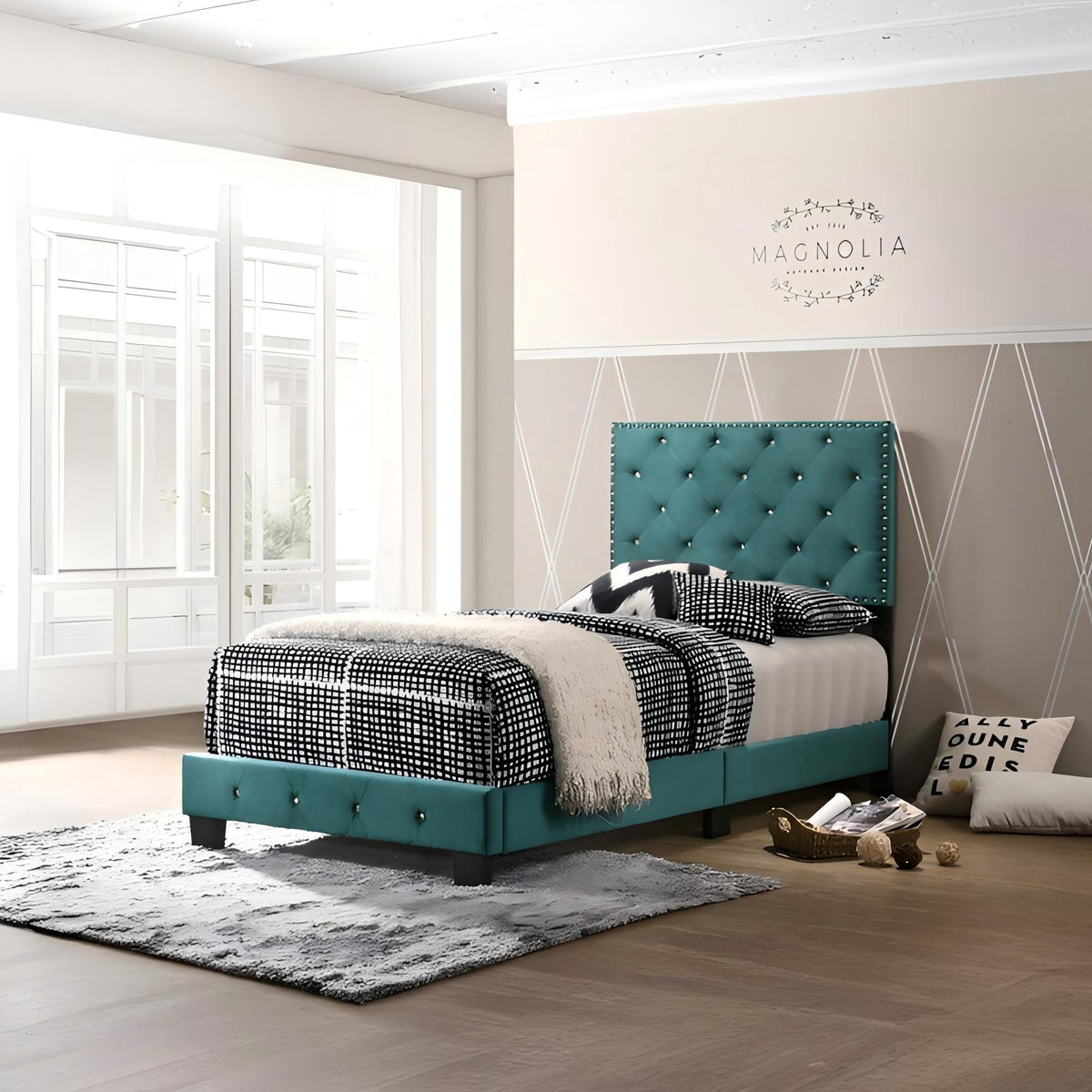 Luxurious Upholstered Bed