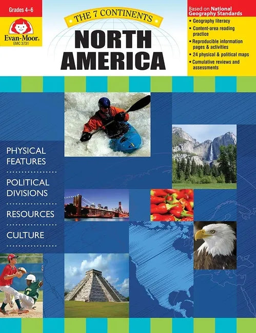 7 Continents: North America, Grade 4 - 6 - Teacher Resource - Paperback
