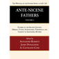 Ante-Nicene Fathers: Translations of the Writings of the Fathers Down to A.D. 325, Volume 2 - Hardcover