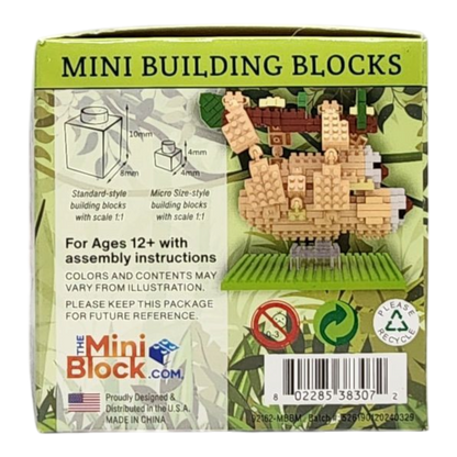 Mini Building Blocks - Sloth
