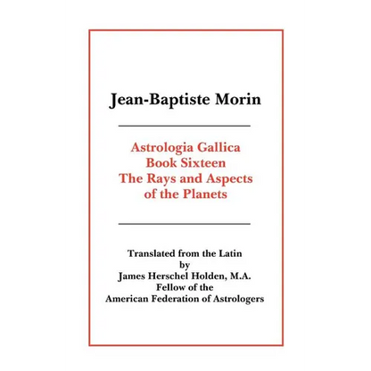 Astrologia Gallica Book 16 - Paperback