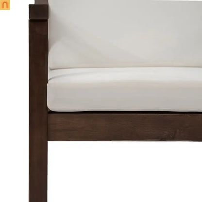 Outdoor Dining Chair Acacia Wood Mocha Set of 2