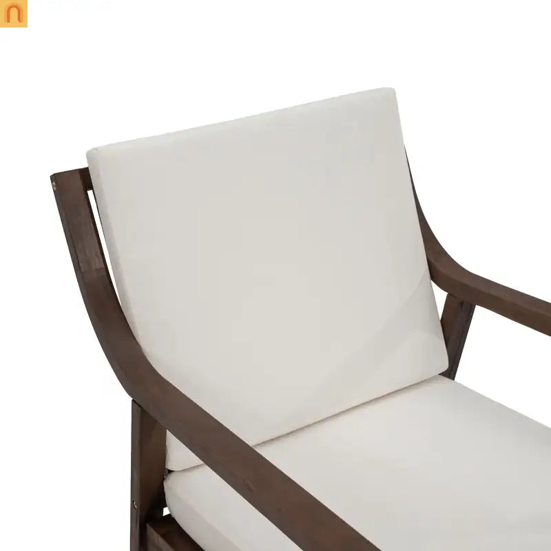 Outdoor Dining Chair Acacia Wood Mocha Set of 2