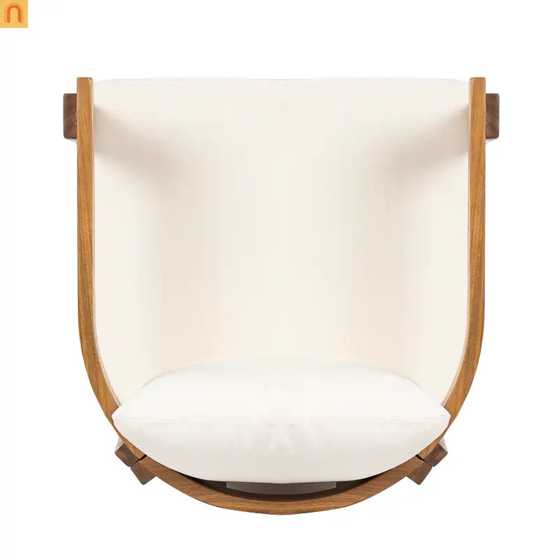 Outdoor Dining Chair Acacia Wood Teak Set of 2