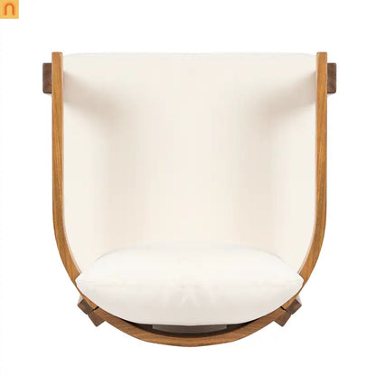 Outdoor Dining Chair Acacia Wood Teak Set of 2