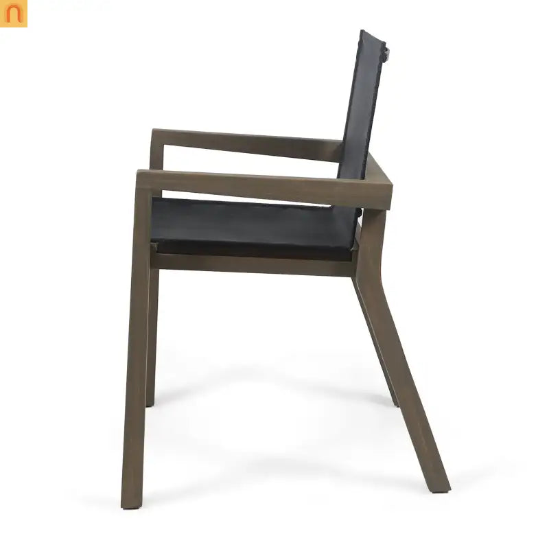 Acacia Wood Outdoor Dining Set 7 Piece Expandable Gray