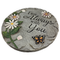 Cement Garden Butterfly Stepping Stone -