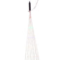 200-Light Silver Nylon Canopy Light With Multicolor LED Lights