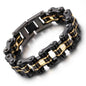 Diverse color motorcycle chain-style bracelet