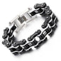 Diverse color motorcycle chain-style bracelet