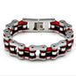 Diverse color motorcycle chain-style bracelet