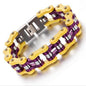 Diverse color motorcycle chain-style bracelet