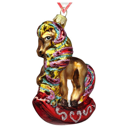 Adorable Rocking Horse Ornament