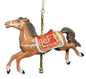 Resin Carousel Assortment Ornament - Brown Horse