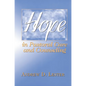 Hope in Pastoral Care and Counseling - Paperback