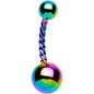 Rainbow IP Seriously Twisted Belly Ring
