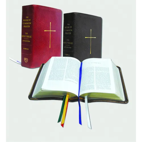 The Book of Common Prayer and Bible Combination Edition (NRSV with Apocrypha): Red Bonded Leather - Bonded Leather
