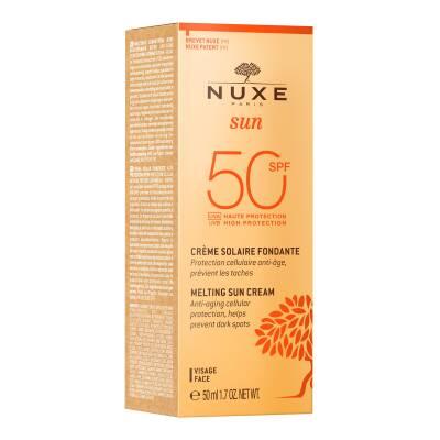 Nuxe Sunscreen Face Cream SPF 50 - Natural Ingredients, Anti-Aging, Non-Comedogenic