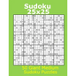 Sudoku 25x25 50 Giant Medium Sudoku Puzzles - Paperback