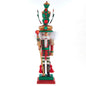Hollywood Red and Green Leaves Hat Nutcracker - 18 Inch