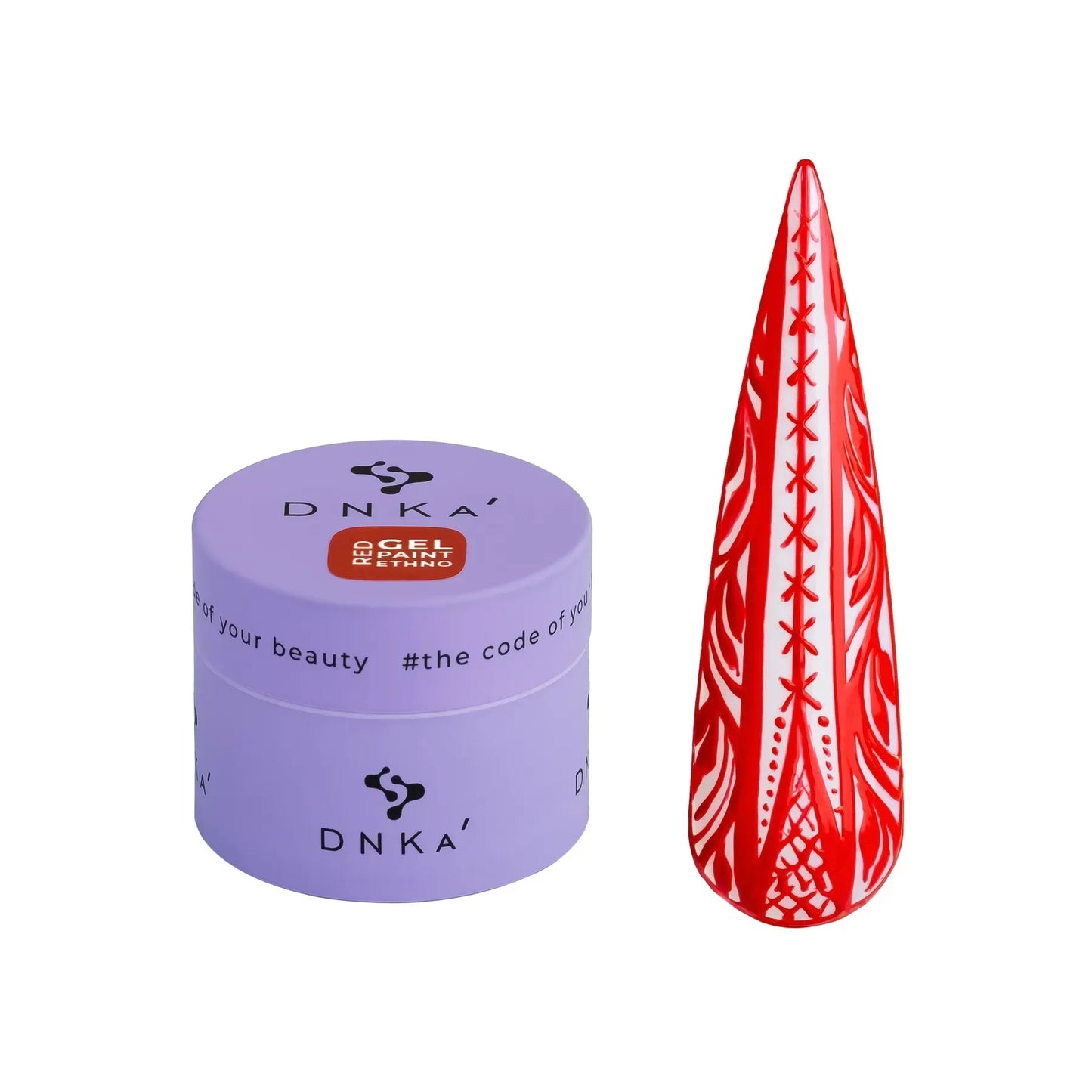 DNKa - Gel Paint Ethno Red, 5ml