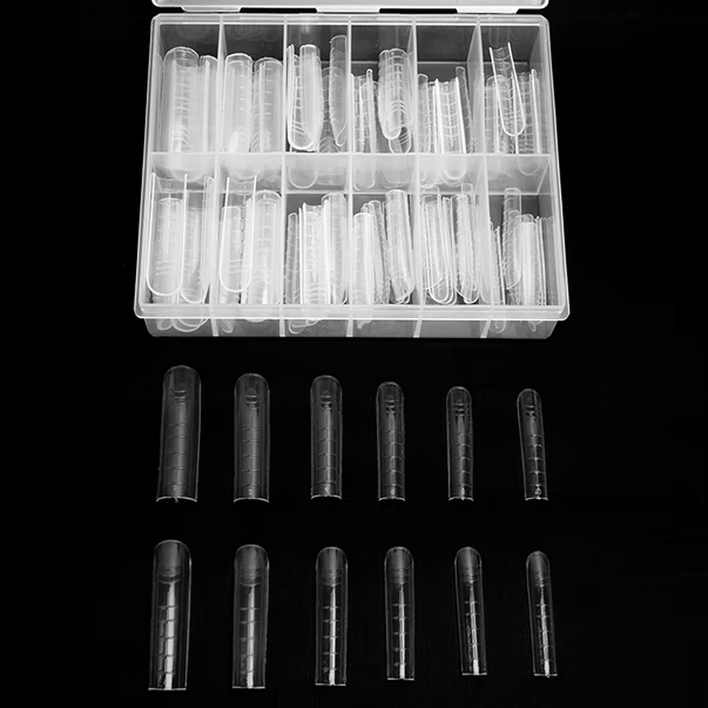 DNKa - Top Nail Forms Long Square, 120pcs