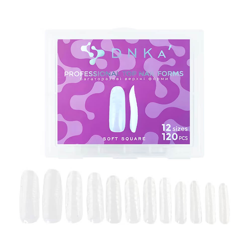 DNKa - Top Nail Forms Soft Square, 120pcs