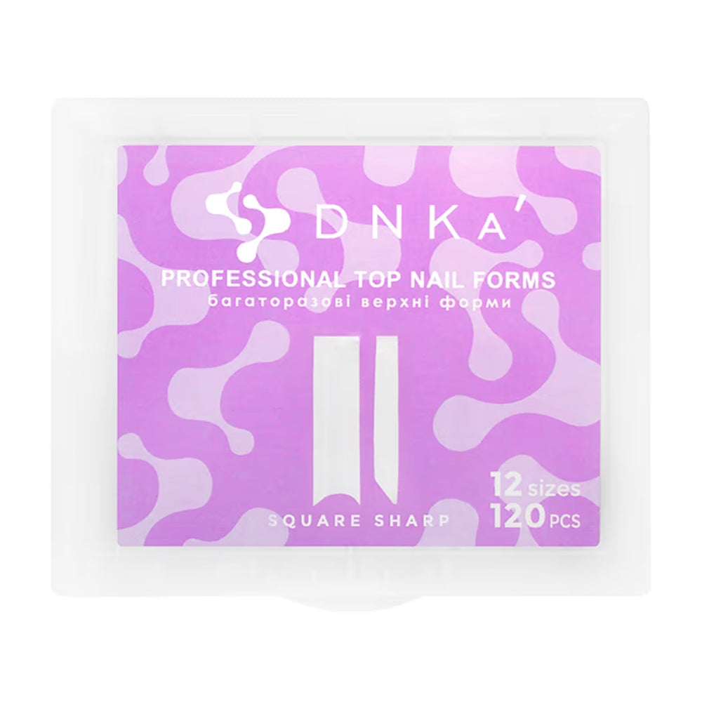 DNKa - Top Nail Forms Square Sharp, 120pcs