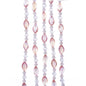 Pink and Clear Beaded Garland
