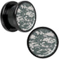 Digital Camo Print Black Anodized Screw Fit Plug Set 1/2