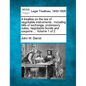 A treatise on the law of negotiable instruments: including bills of exchange, promissory notes, negotiable bonds and coupons ... Volume 1 of 2 - Paperback
