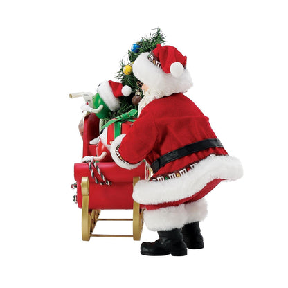 Santa and his M&M Sleigh
